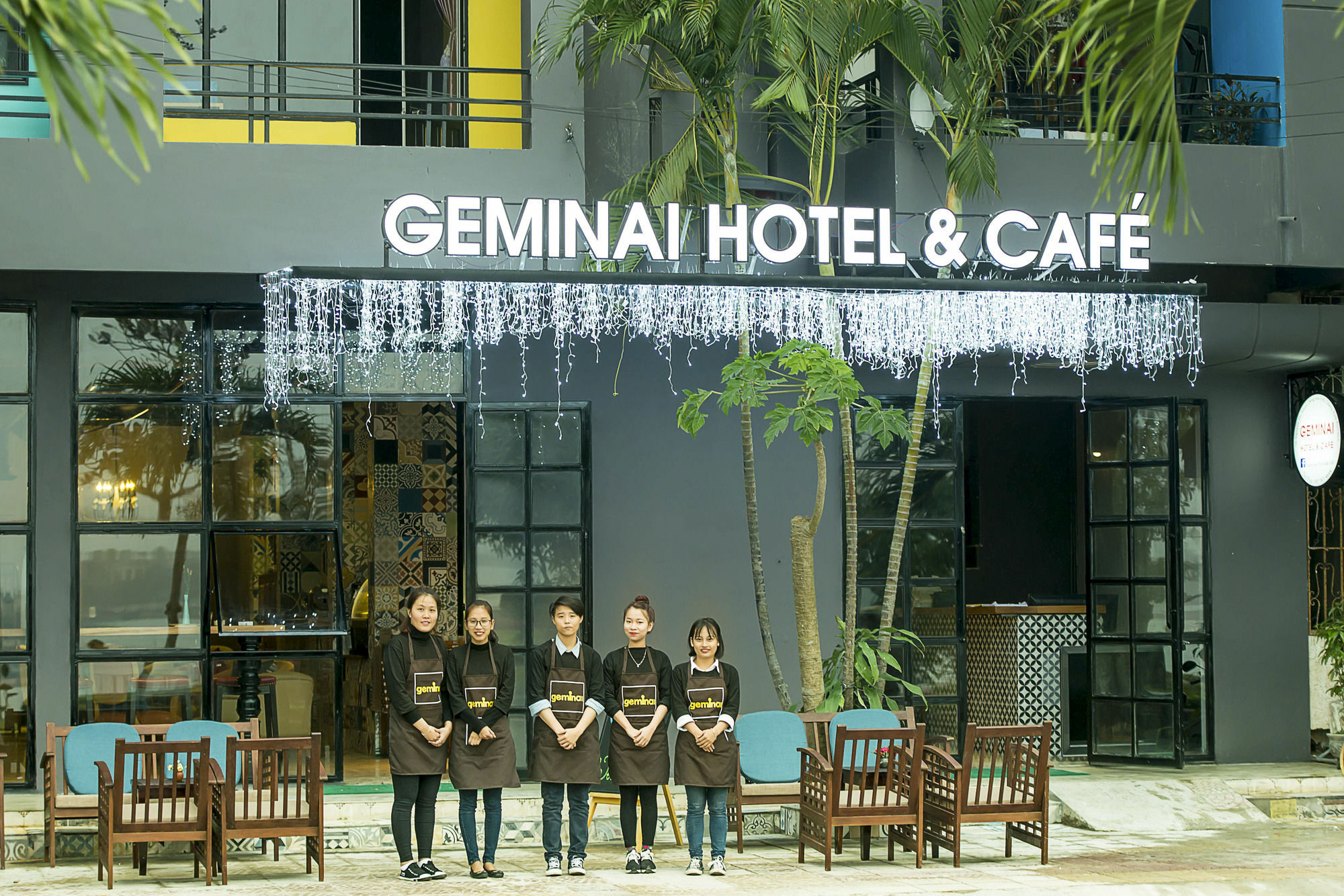 Geminai Hotel & Cafe Dong Hoi Eksteriør billede